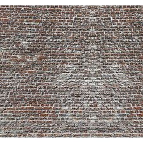 Papier peint panoramique intiss?, mur de brique effet 3D trompe l'oeil garanti, 270 cm X 250 cm