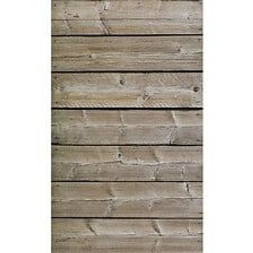 Papier peint panoramique intiss?, papier intiss?, panneau de planche de bois patin? marron, style cabane au fond du jardin, 250 cm X 150 cm