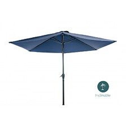 Parasol Bleu Marine Inclinable 3m