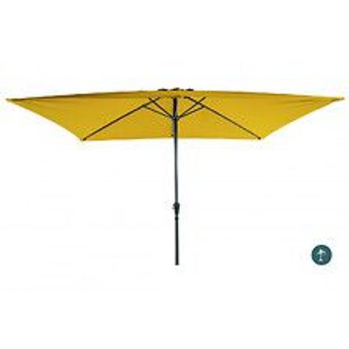 Parasol Rectangulaire Inclinable Jaune Solaire 2x3m