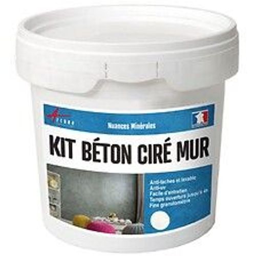 B?TON CIR? EN KIT : Sp?cial Murs - 5 m? - Mate Isatis Blanc - ARCANE INDUSTRIES