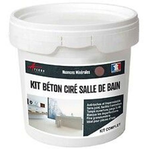 KIT B?TON CIR? - MURS SALLE DE BAINS DOUCHE ITALIENNE - 10 m? (en 2 couches) Marengo Brun - ARCANE INDUSTRIES