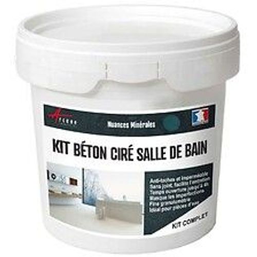 KIT B?TON CIR? - MURS SALLE DE BAINS DOUCHE ITALIENNE - 10 m? (en 2 couches) Turquin Bleu - ARCANE INDUSTRIES