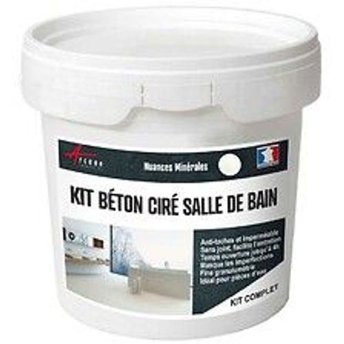 KIT B?TON CIR? - MURS SALLE DE BAINS DOUCHE ITALIENNE - 5 m? (en 2 couches) Isatis Blanc - ARCANE INDUSTRIES