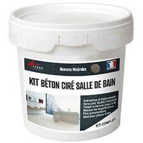 KIT B?TON CIR? - MURS SALLE DE BAINS DOUCHE ITALIENNE - 5 m? (en 2 couches) Vison Gris Beige - ARCANE INDUSTRIES