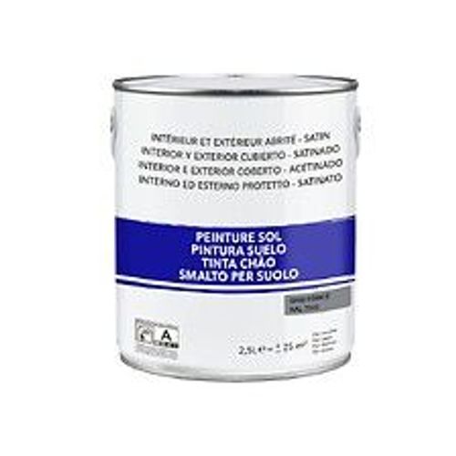 Peinture Sol Ext?rieur / Int?rieur Gris Fonc? Satin? 2.5 L