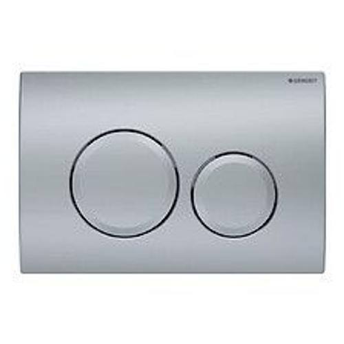 Geberit Delta20 plaque de d?clenchement double touche, chrome mat (115.127.46.1)