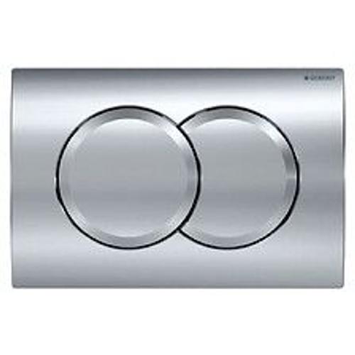 Geberit Delta01 plaque de d?clenchement double touche, chrome brillant (115.107.21.1)