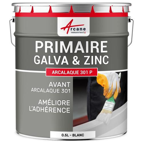 Sous-couche, primaire peinture galva zinc : Arcalaque 301-P 0.5 L