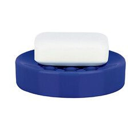 Spirella Porte savon C?ramique TUBE Bleu Marine