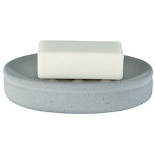 Spirella Porte savon C?ramique CEMENT Gris