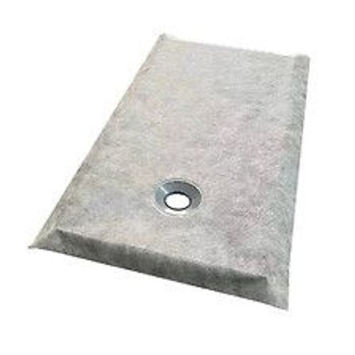 Receveur de douche ? carreler 90 x 185 cm avec natte ?tanche DINO 4 pentes