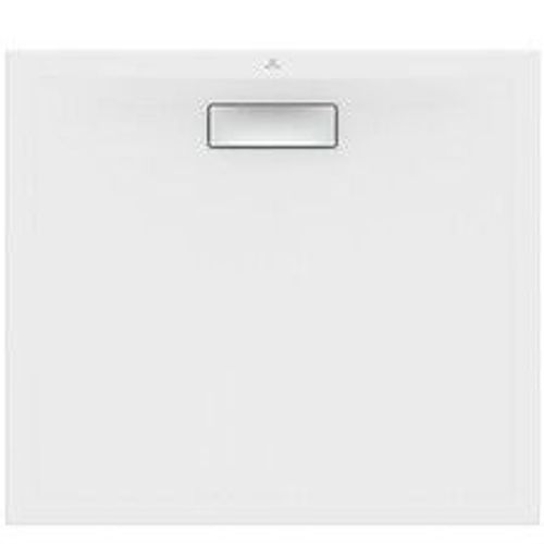 Receveur de douche rectangle ULTRAFLAT - 90x80 - Blanc mat - Acrylique