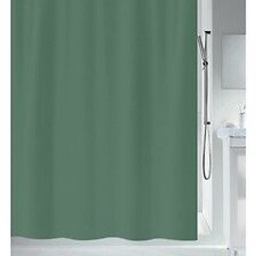 Spirella Rideau de douche Polyester PRIMO 180x200cm Vert fonc?
