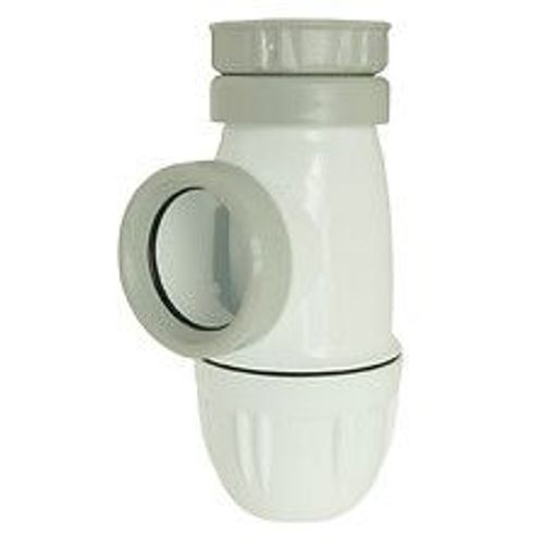 Siphon d'?vier r?glable NF avec joint int?gr? - Evacuation ? 40