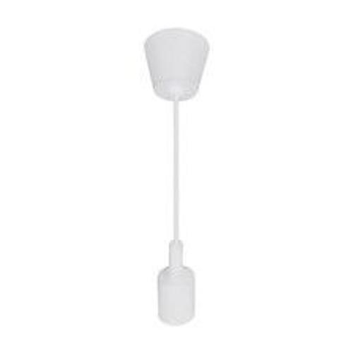 Suspension Ampoule E27 100cm Blanc Mat - Silamp