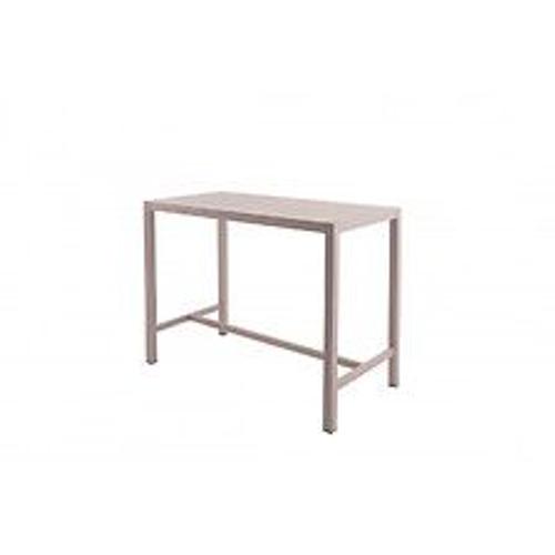 Table De Bar Rectangulaire En Aluminium Coloris Muscade