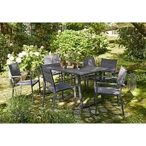 Table Rectangulaire Austin - Aluminium - Gris Anthracite