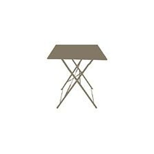 Table De Jardin Pliante Carr?E Bistrot - Taupe