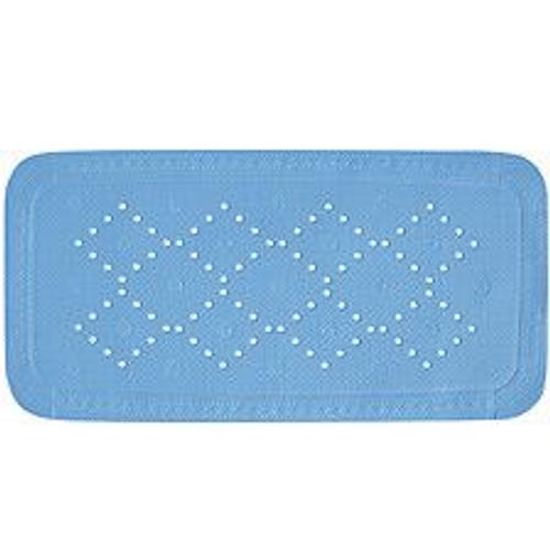 Spirella Tapis Fond De Baignoire Pvc Alaska 71x36cm Bleu Bermuda