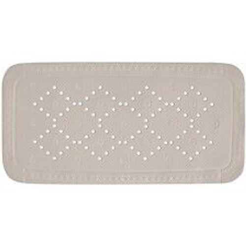 Spirella Tapis Fond De Baignoire Pvc Alaska 91x36cm Taupe