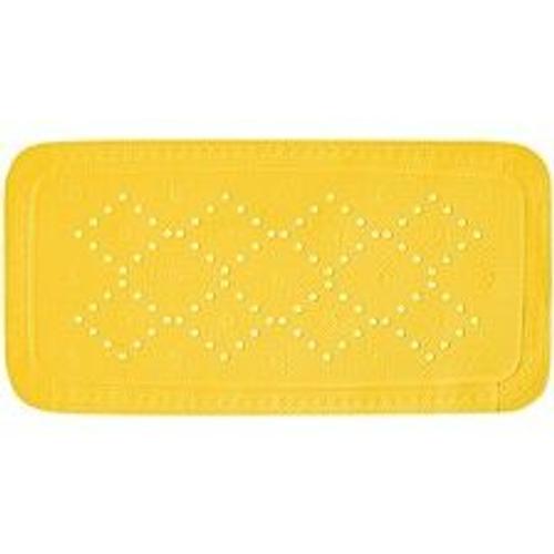 Spirella Tapis Fond De Baignoire Pvc Alaska 91x36cm Jaune Soleil