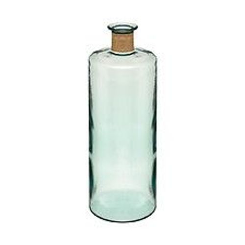 Vase ?paule en Verre recycl? transparent  H 75 cm