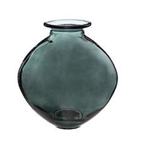 Vase en Verre recycl? Vert D. 24 x H. 26 cm
