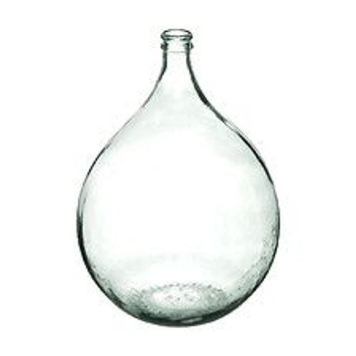 Vase Dame Jeanne Verre recycl? Transparent H 56 cm