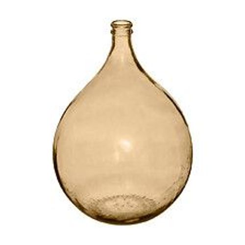 Vase Dame Jeanne Verre recycl? Rose blush H 56 cm