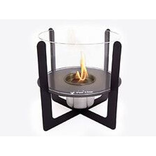Cheminée de table à l'éthanol avec cylindre en verre