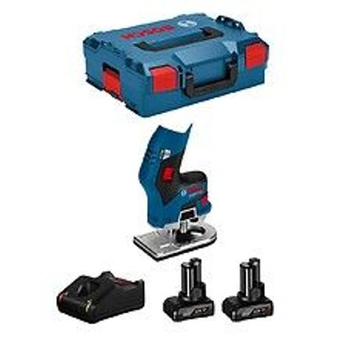 Affleureuse BOSCH GKF 12V-8 (2 x 6,0 Ah GAL12V-40 L-Boxx 136)