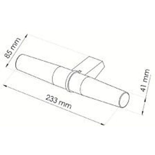 Applique Led Laurie - 235mm - Abs Chromé Et Polycarbonate - Blanc Opaque