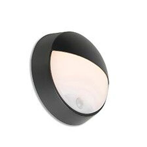 Applique Murale Extérieure Noire Avec Led Avec Détecteur De Mouvement Ip54 - Hortus