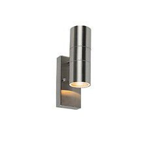 Applique Murale Extérieure En Acier Ip44 Avec Capteur Clair-Foncé - Duo