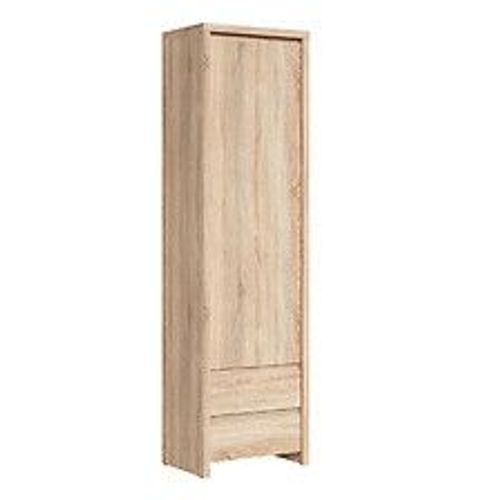 Armoire Colonne 1 Porte 2 Tiroirs Soren Bois