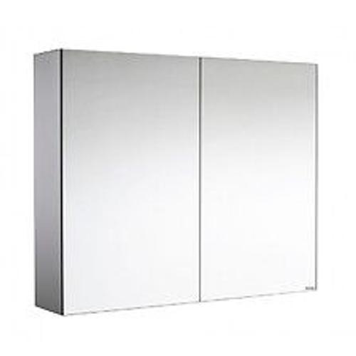 Armoire De Toilette Miroir 80 Cm - 2 Portes - Oslo - Allibert