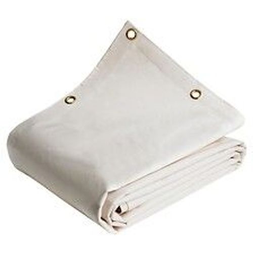 Bache Pour Carport 3x3 M Ivoire - Qualité 8 Ans Tecplast 640cp - Toile Pvc Étanche Pour Abri De Voiture