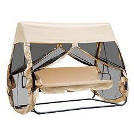 Balancelle de jardin convertible 3 places grand confort : matelas