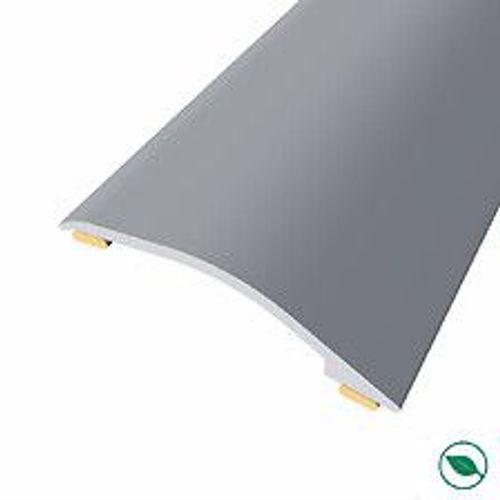 barre de seuil adhésive différence niveau aluminium coloris (25) acier Long 90 cm larg 3,8cm Ht 1,2cm