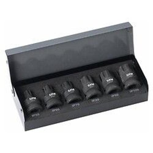 Coffret 6 Douilles Chocs 1/2 Torx Plus