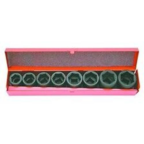 Coffret De 8 Douilles Chocs 3/4 De 24 A 36 Mm