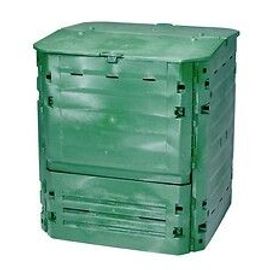 Composteur 600L en plastique Thermo King 80x80x104cm vert