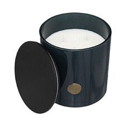 Bougie Parfumée Fève tonka dans Pot en verre Bleu 1200 G