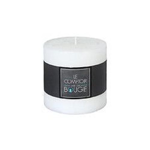 Bougie Ronde Rustique Blanc D 10 cm