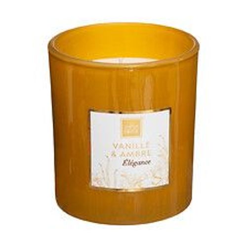 Bougie Parfumée Vanille et Ambre Pot en verre 210 G