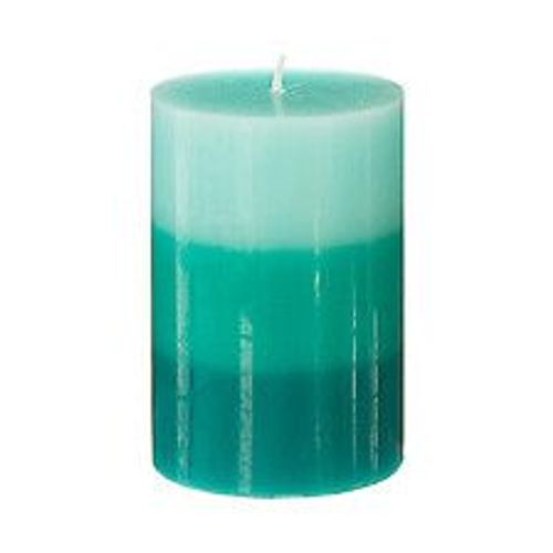 Bougie tricolore parfumée Fleur de Tiaré H 10 cm