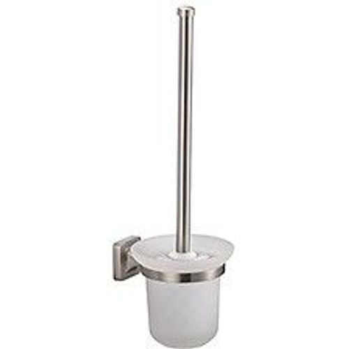 MSV Brosse Wc avec support à fixer Zinc Chromé Parma