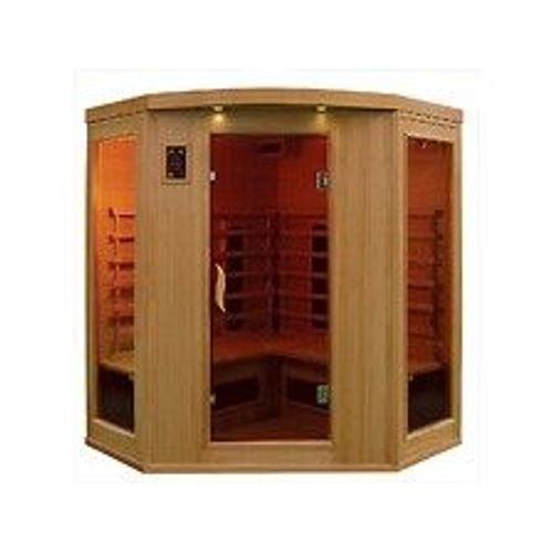 Cabine de sauna à infrarouges - 3/4 personnes - 150 x 150 x 190 cm - Bois