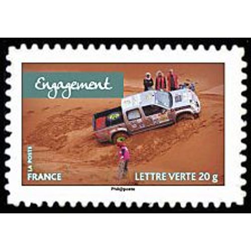 Timbre France 2013 Oblitéré - Rallye Aïcha Des Gazelles - Engagement - Yt Adhésif - N° 808